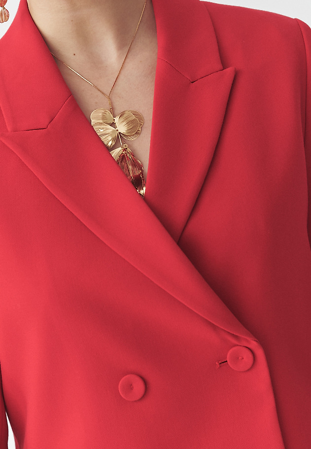SHORT BLAZER — RENETAKIA SHORT BLAZER — RENETAKIA CZERWONY 4