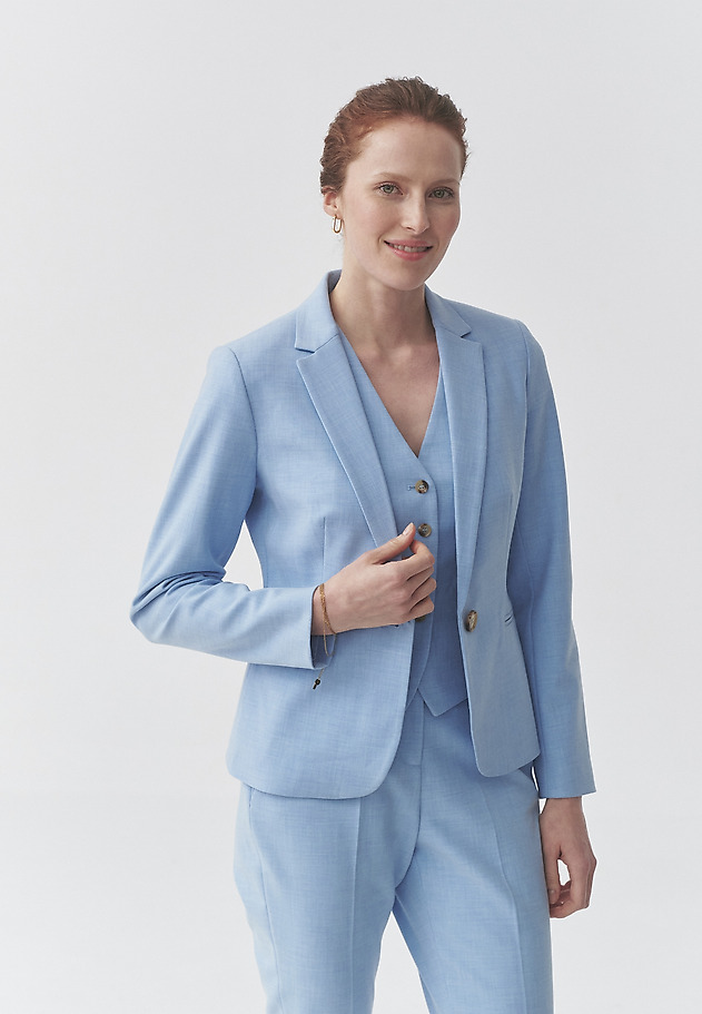 FITTED BLAZER - REMA FITTED BLAZER - REMA NIEBIESKI 6