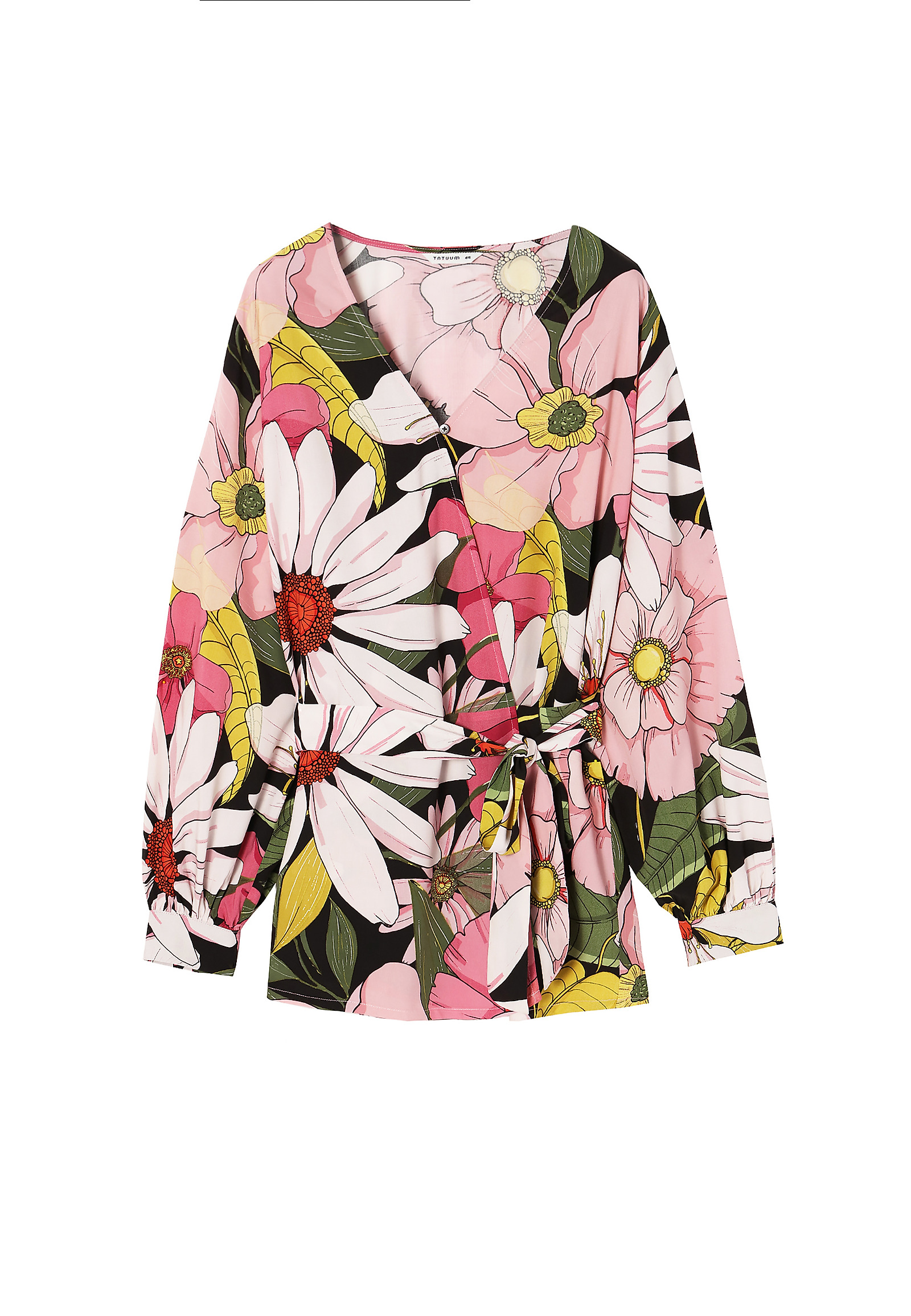 CVETLIČNA ZAVITA BLUZA SIRENA 1 CVETLIČNA ZAVITA BLUZA SIRENA 1 VEČBARVNA 80187