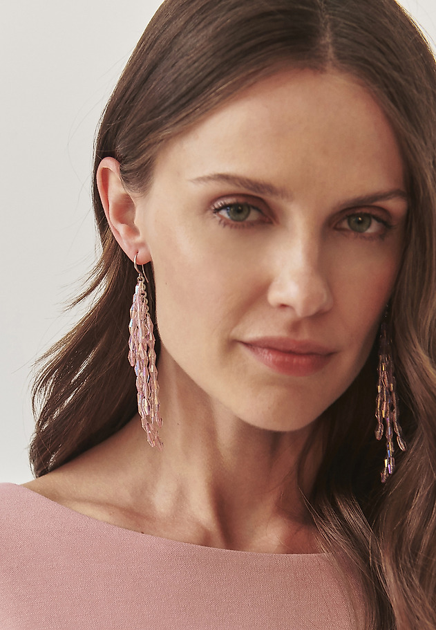 EARRINGS - ALVINA EARRINGS - ALVINA PINK 1