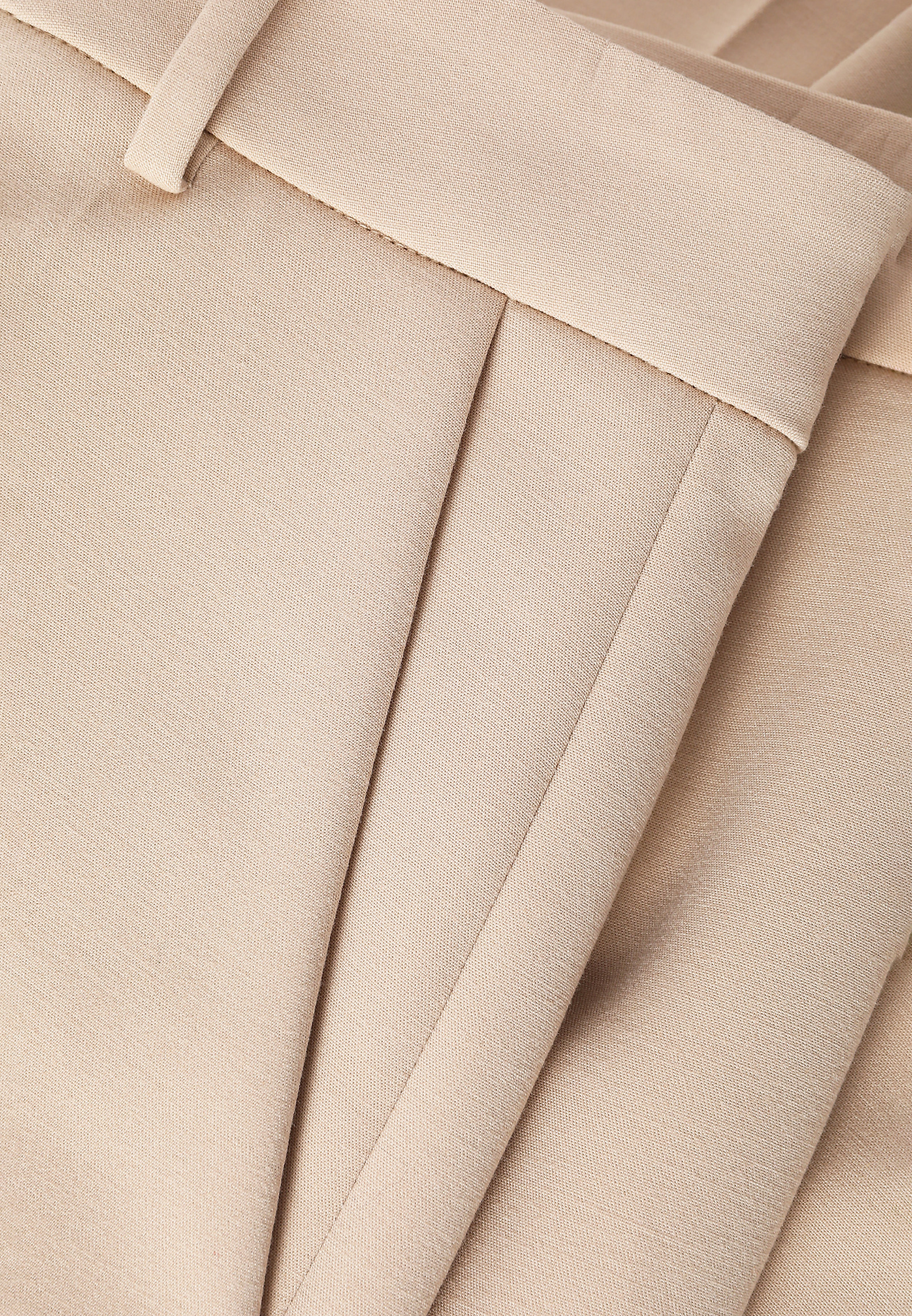 ELEGANTNÍ DÁMSKÉ PLÁTĚNÉ KALHOTY S PUKY - RIMINI ELEGANTNÍ DÁMSKÉ PLÁTĚNÉ KALHOTY S PUKY - RIMINI BÉŽOVÁ 100061