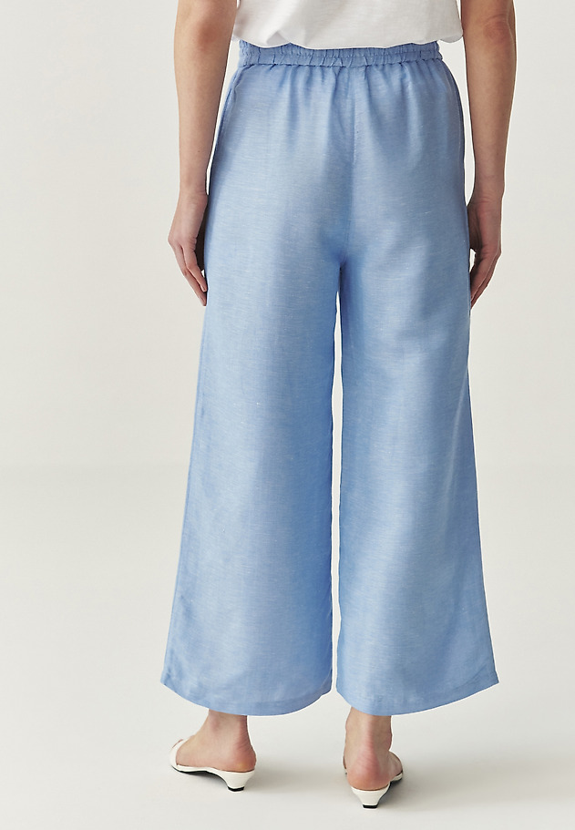 WIDE LEG TROUSERS - PULIO 1 WIDE LEG TROUSERS - PULIO 1 NIEBIESKI 4
