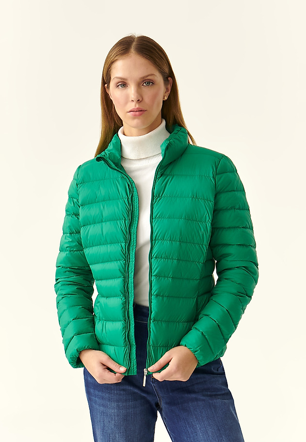 SHORT PUFFER JACKET MARIKA SHORT PUFFER JACKET MARIKA ZIELONY 1