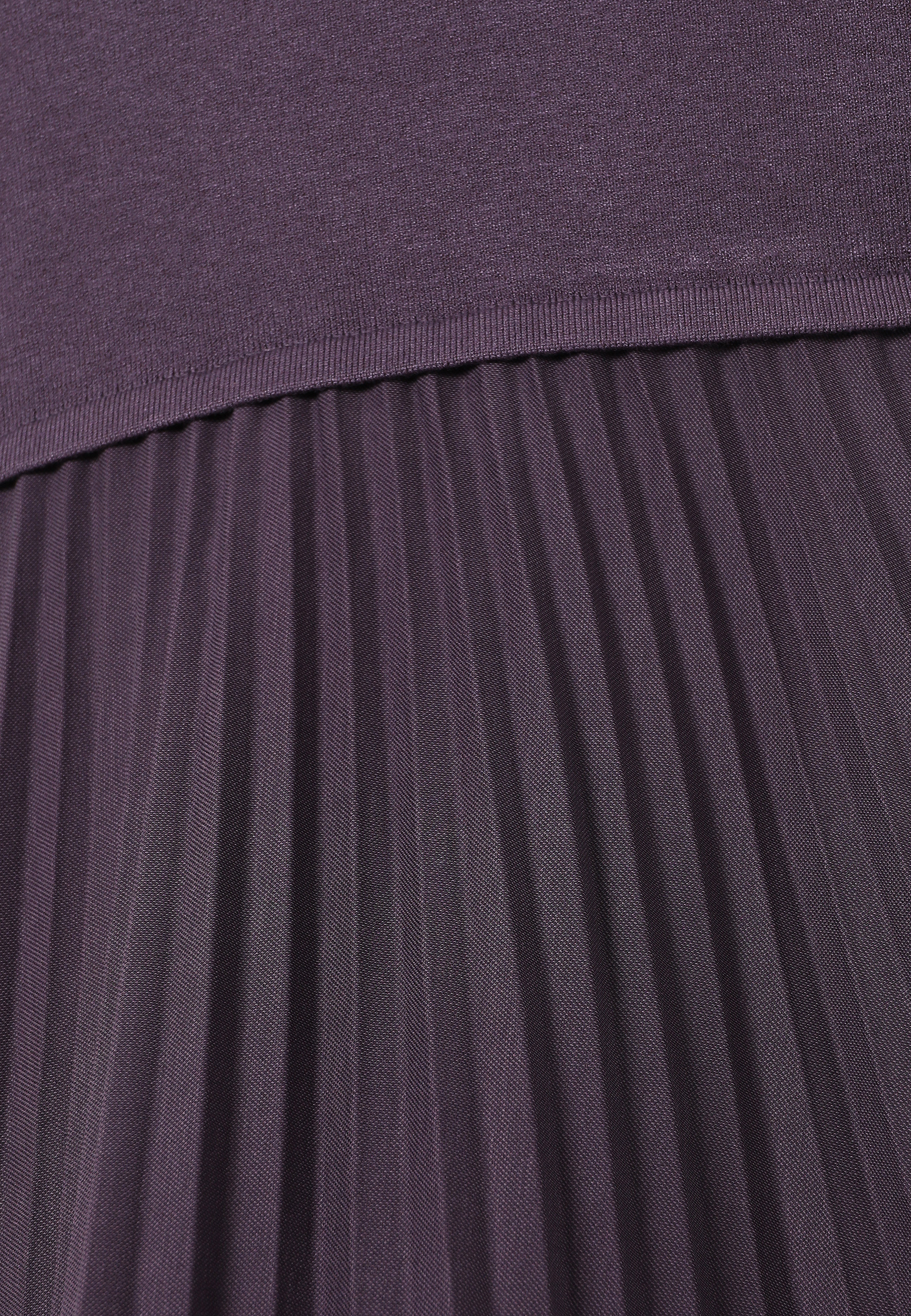 PLISOWANA SUKIENKA Z DZIANINY - ISERI FIOLETOWY 2