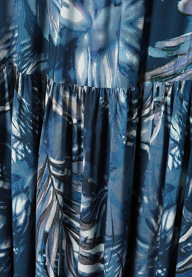 PATTERNED VISCOSE SKIRT - EFIANA PATTERNED VISCOSE SKIRT - EFIANA MULTIKOLOR 9