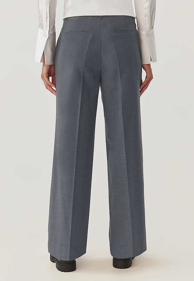 LADIES’ WIDE LEG TROUSERS - MASDA 1 LADIES’ WIDE LEG TROUSERS - MASDA 1 GREY 3