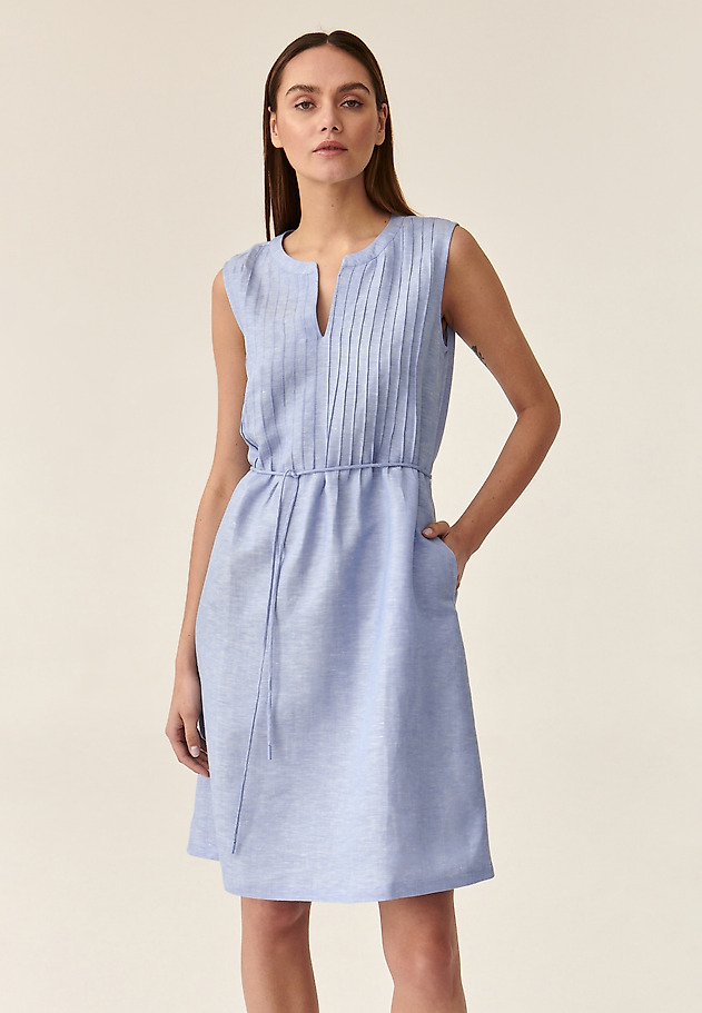 LADIES' DRESS WITH A BELT ANTRAKIA 1 LADIES' DRESS WITH A BELT ANTRAKIA 1 BLUE 1