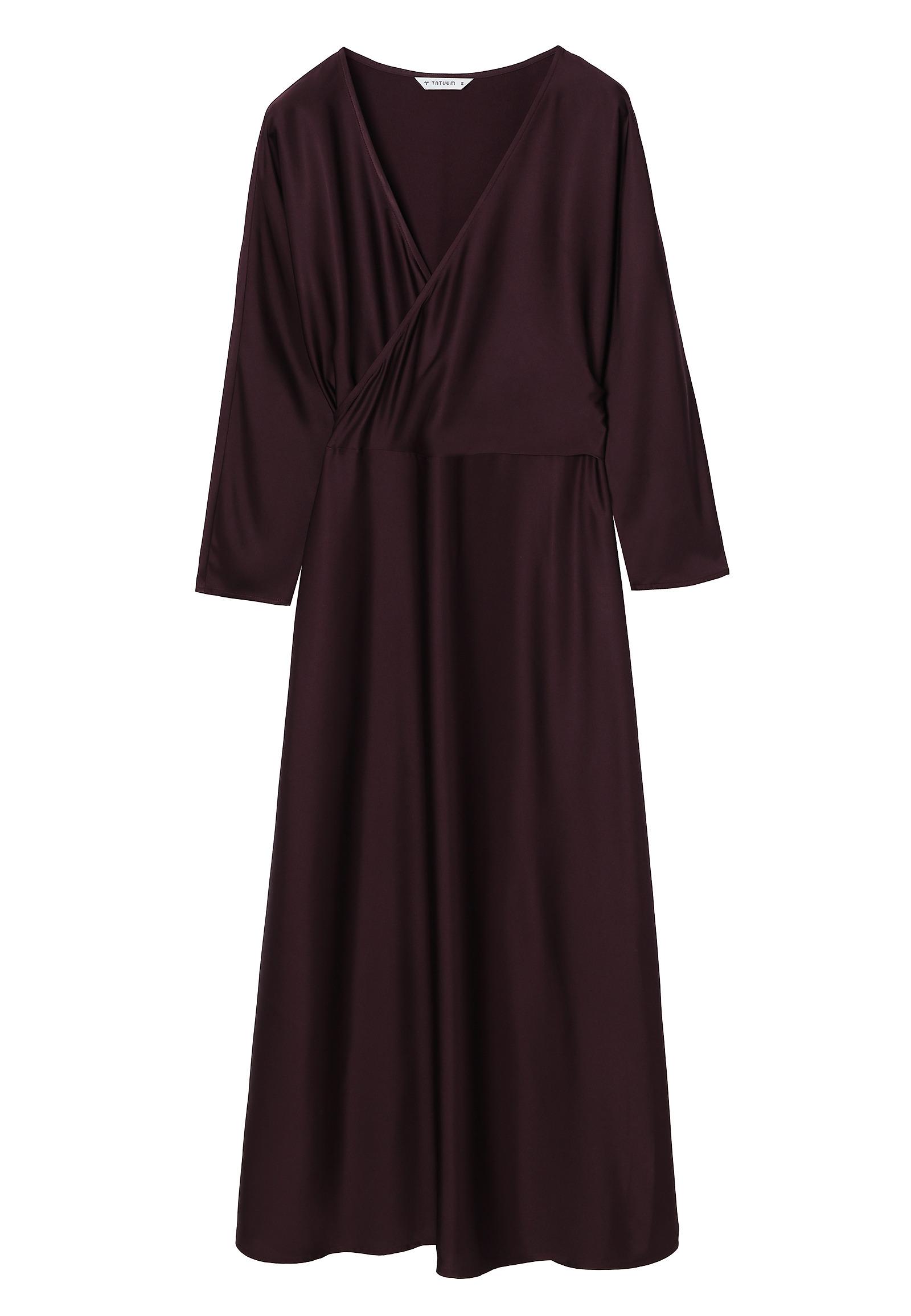 ROCHIE DIN SATIN CU VISCOZĂ Lenzing™ ECOVERO™ - FLUSHING ROCHIE DIN SATIN CU VISCOZĂ Lenzing™ ECOVERO™ - FLUSHING ROȘU 116501