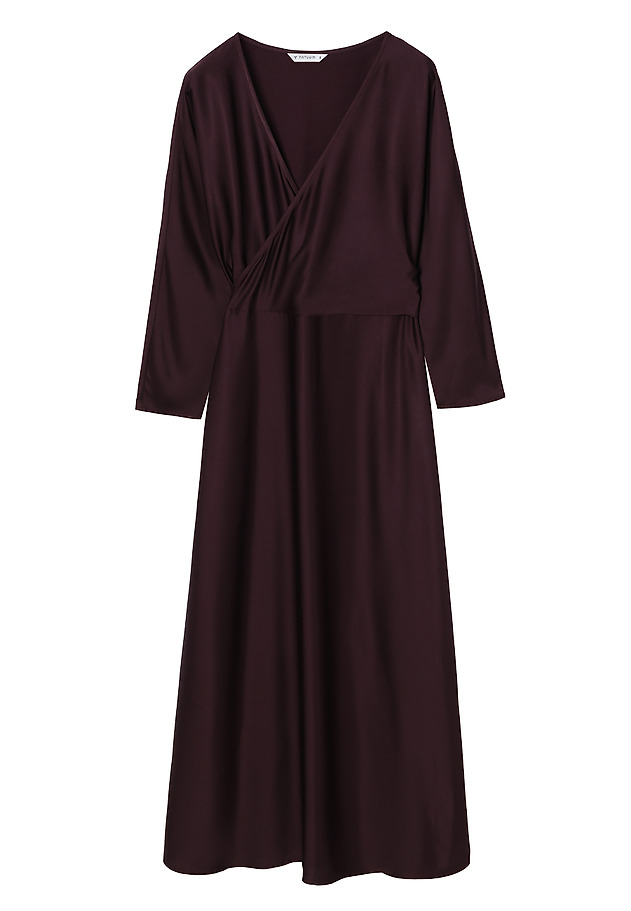 ROCHIE DIN SATIN CU VISCOZĂ Lenzing™ ECOVERO™ - FLUSHING ROCHIE DIN SATIN CU VISCOZĂ Lenzing™ ECOVERO™ - FLUSHING ROȘU 6