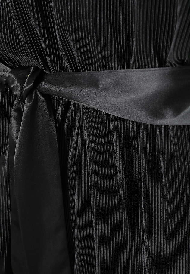 DZIANINOWY KOMBINEZON DAMSKI Z WIĄZANIEM W TALII - MILOU DZIANINOWY KOMBINEZON DAMSKI Z WIĄZANIEM W TALII - MILOU SZARY 7