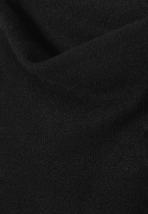 LADIES’ DRESS WITH DECORATIVE NECKLINE AWATI BLACK 2
