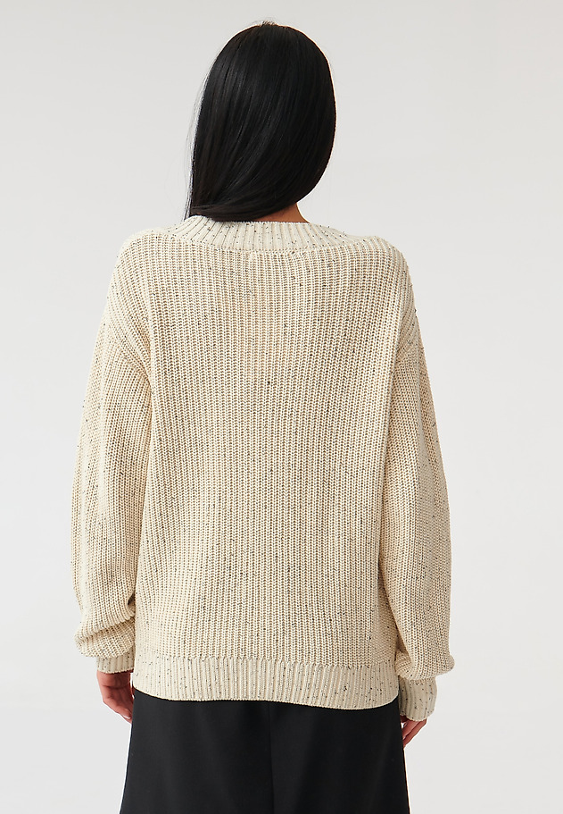 SWETER DAMSKI OVERSIZE EVENEKI SWETER DAMSKI OVERSIZE EVENEKI BEŻOWY 3