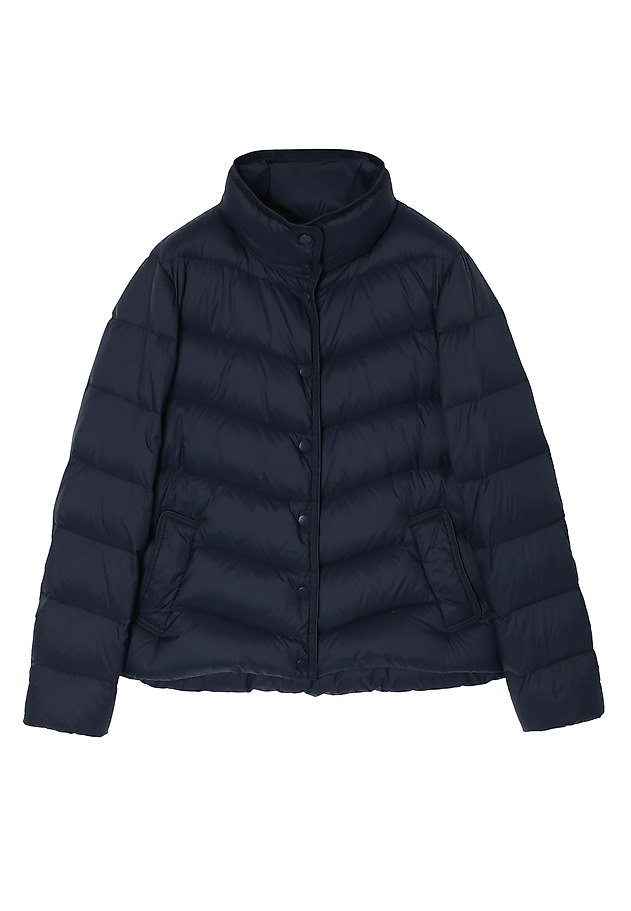 DOWN JACKET WITH STAND-UP COLLAR — MARONA DOWN JACKET WITH STAND-UP COLLAR — MARONA GRANATOWY 9