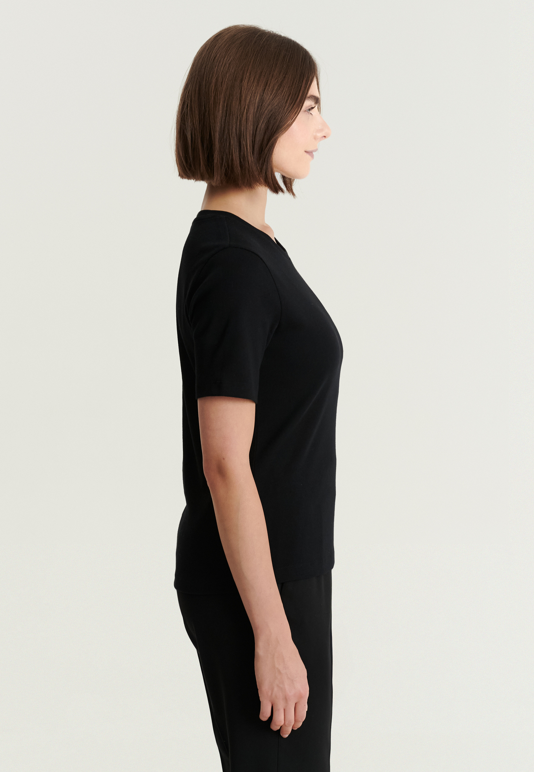 WOMEN'S COTTON T-SHIRT - KIRI BLACK 2