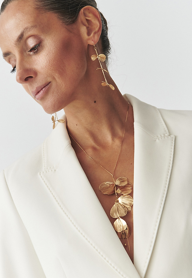 LONG NECKLACE WITH PENDANT — SHIVANIS LONG NECKLACE WITH PENDANT — SHIVANIS ZŁOTY 2
