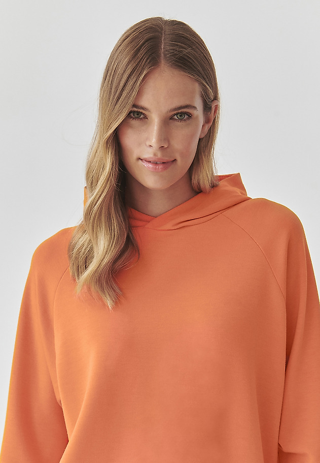 LADIES’ RAGLAN HOODIE - VIOLETTA LADIES’ RAGLAN HOODIE - VIOLETTA POMARAŃCZOWY 1