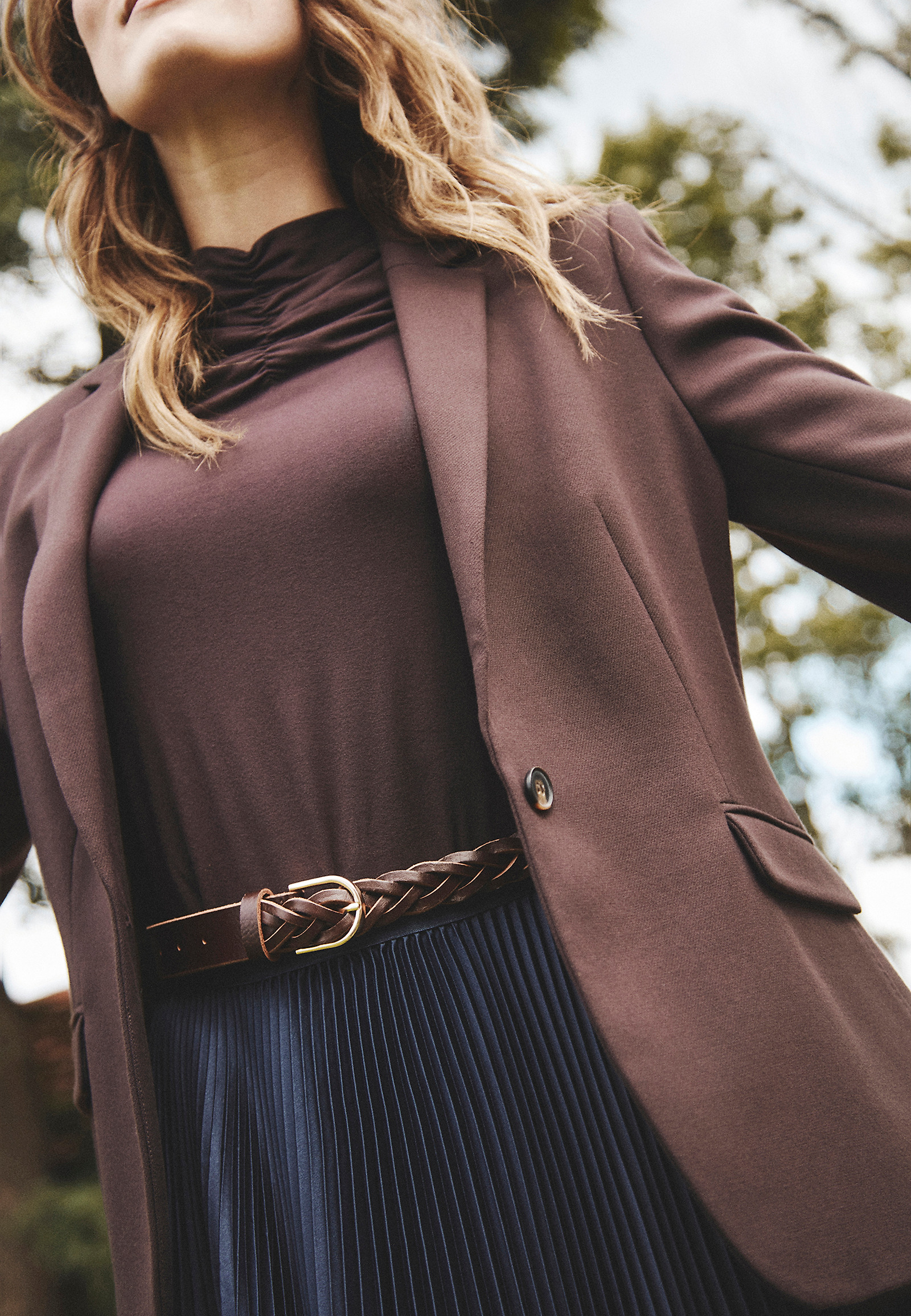 LADIES’ HALF TURTLENECK PLINO LADIES’ HALF TURTLENECK PLINO BROWN 90895