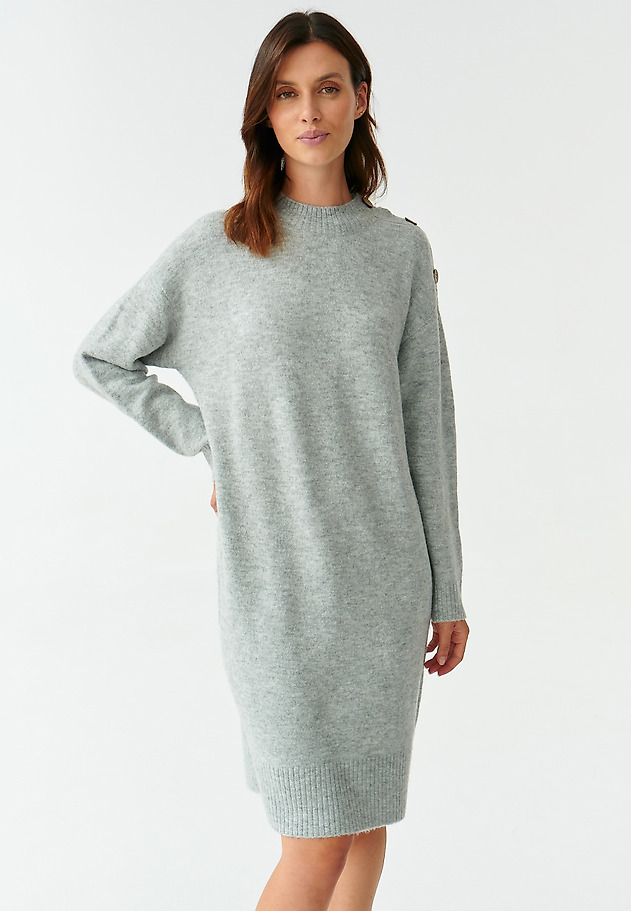 LADIES’ DRESS WITH A HALF TURTLENECK ANICA LADIES’ DRESS WITH A HALF TURTLENECK ANICA SZARY 1