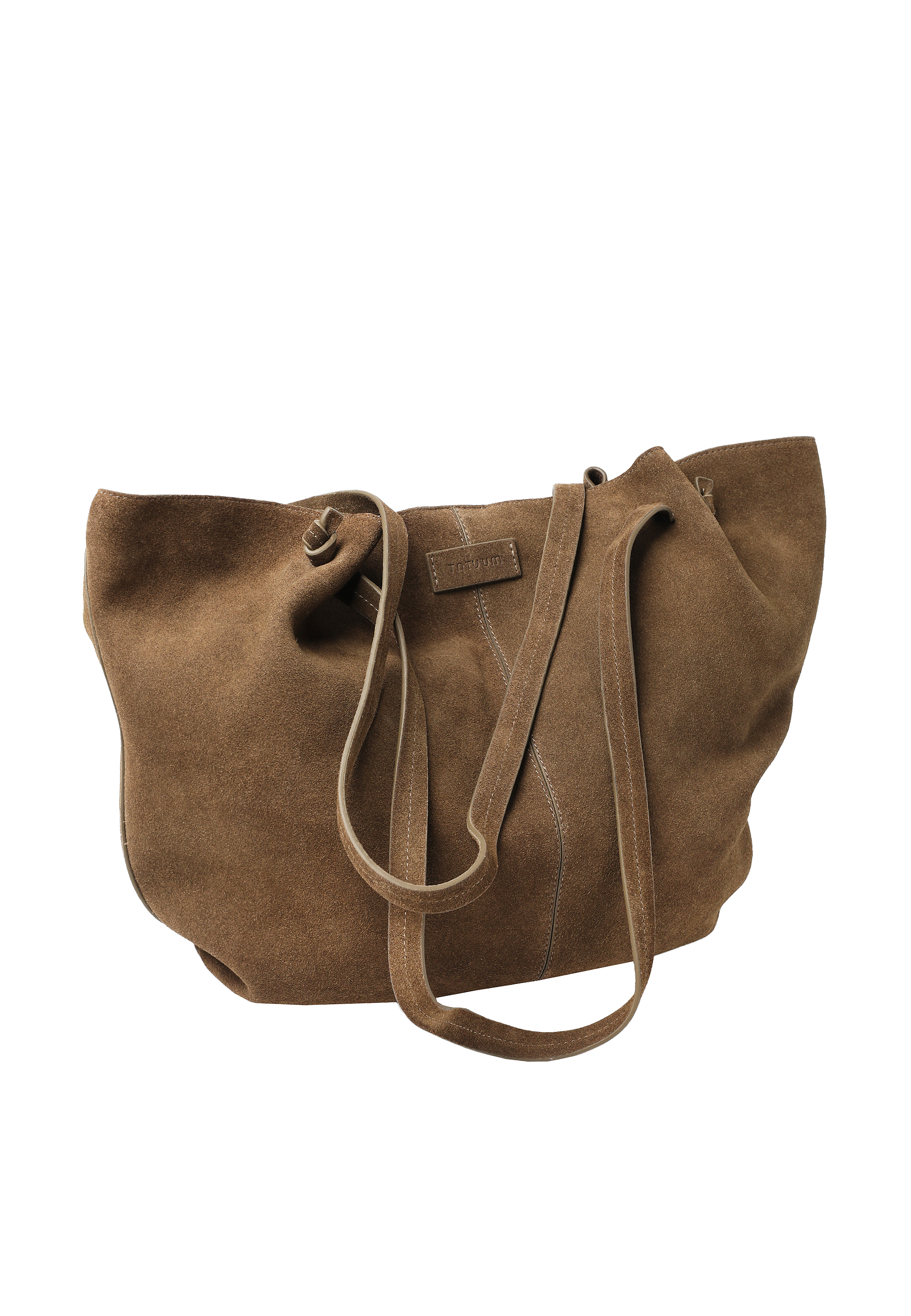 SEMIŠOVÁ TAŠKA S KOZMETICKOU TAŠTIČKOU - ORIA KHAKI 2