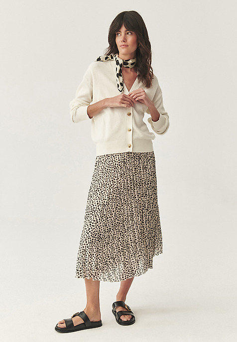 PLISOVANÁ SUKŇA S OZDOBNÝM PÁSOM - SEMINA PLISOVANÁ SUKŇA S OZDOBNÝM PÁSOM - SEMINA