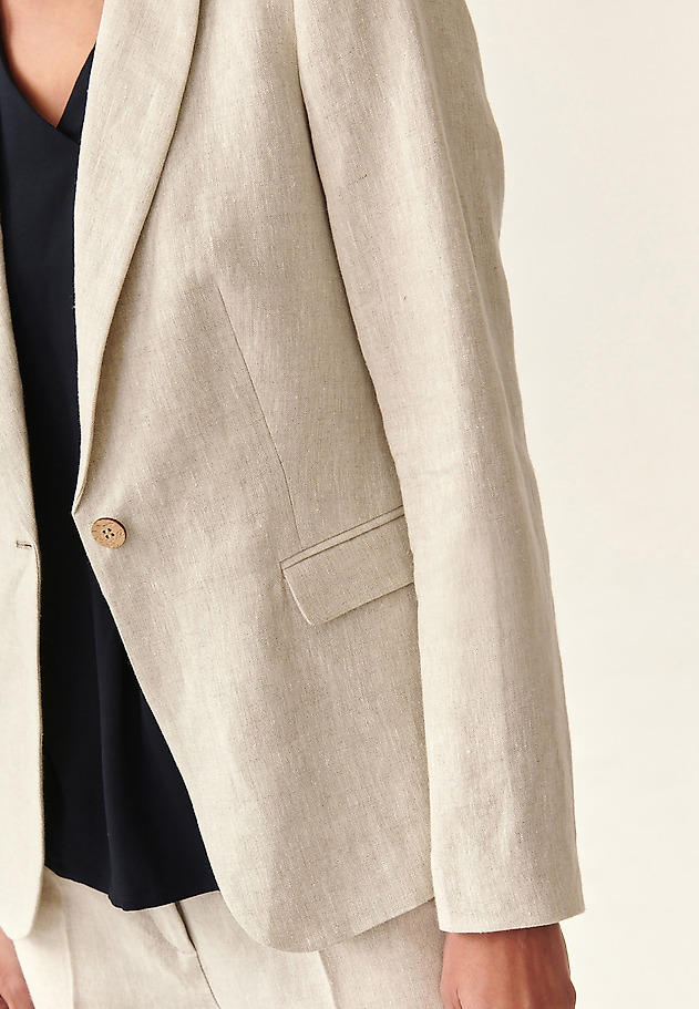 LINNEN LADIES' BLAZER LEMI LINNEN LADIES' BLAZER LEMI BEIGE 6