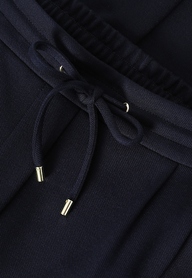 KNITTED TROUSERS WITH ELASTIC WAIST - LILOTI KNITTED TROUSERS WITH ELASTIC WAIST - LILOTI NAVY BLUE 6