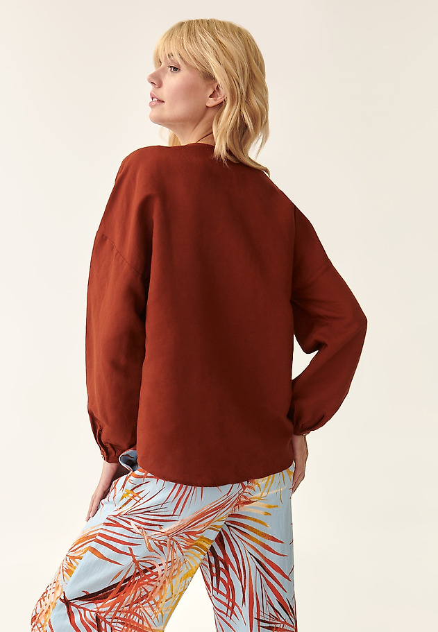 LADIES' LOOSE SHIRT SAMBA LADIES' LOOSE SHIRT SAMBA POMARAŃCZOWY 4