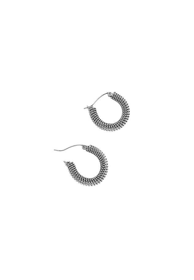 ELEGANT CIRCLE EARRINGS IN SILVER — SPEADS ELEGANT CIRCLE EARRINGS IN SILVER — SPEADS SREBRNY 4