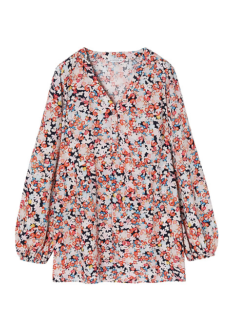 BLUZĂ DE DAMĂ CU IMPRIMEU FLORAL SOMKO MULTICOLOR 2