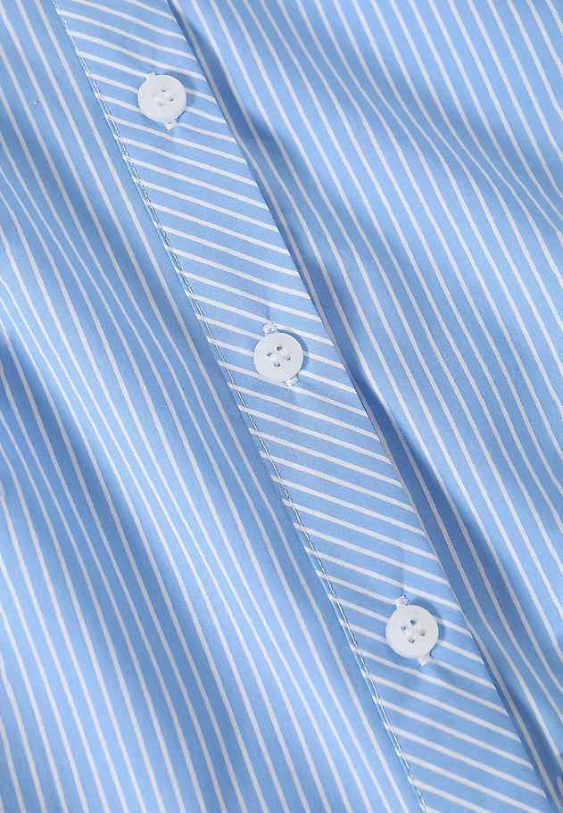 CLASSIC LADIES’ STRIPED SHIRT - ELISHA 1 CLASSIC LADIES’ STRIPED SHIRT - ELISHA 1 NIEBIESKI 7