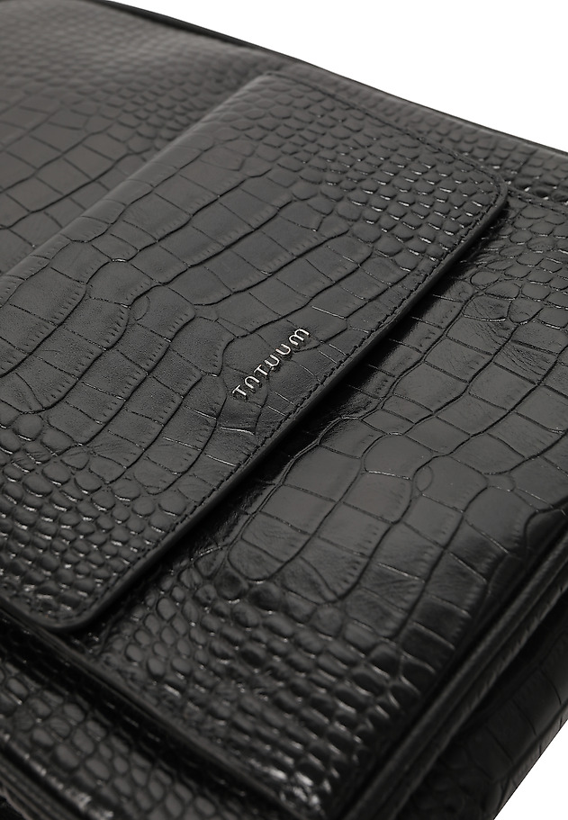 KOŽENÝ RUCKSACK S ANIMAČNÝM MOTÍVOM - COBRA KOŽENÝ RUCKSACK S ANIMAČNÝM MOTÍVOM - COBRA ČIERNA 8