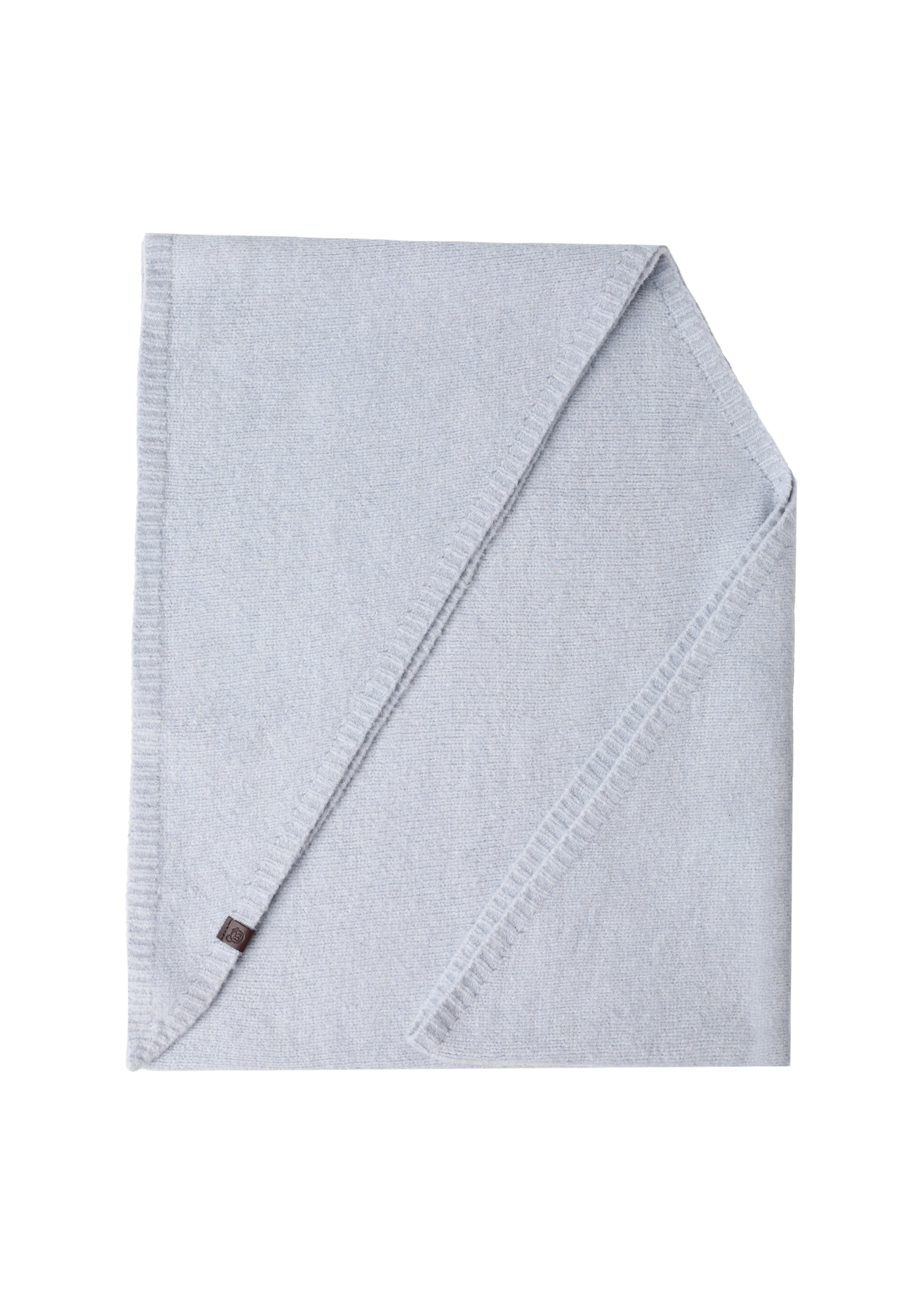 TROJUHELNÍKOVÝ ŠÁL S VLNĚNOU SMĚSÍ - SNUGA 2 MODRÁ 2