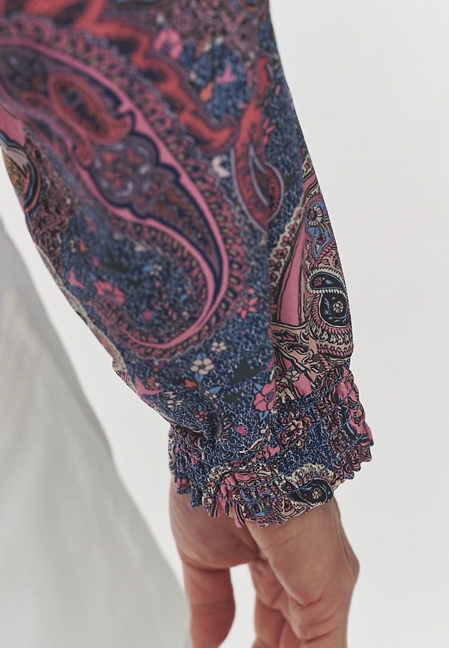 PATTERNED VISCOSE SHIRT — ANTHEA PATTERNED VISCOSE SHIRT — ANTHEA MULTIKOLOR 7