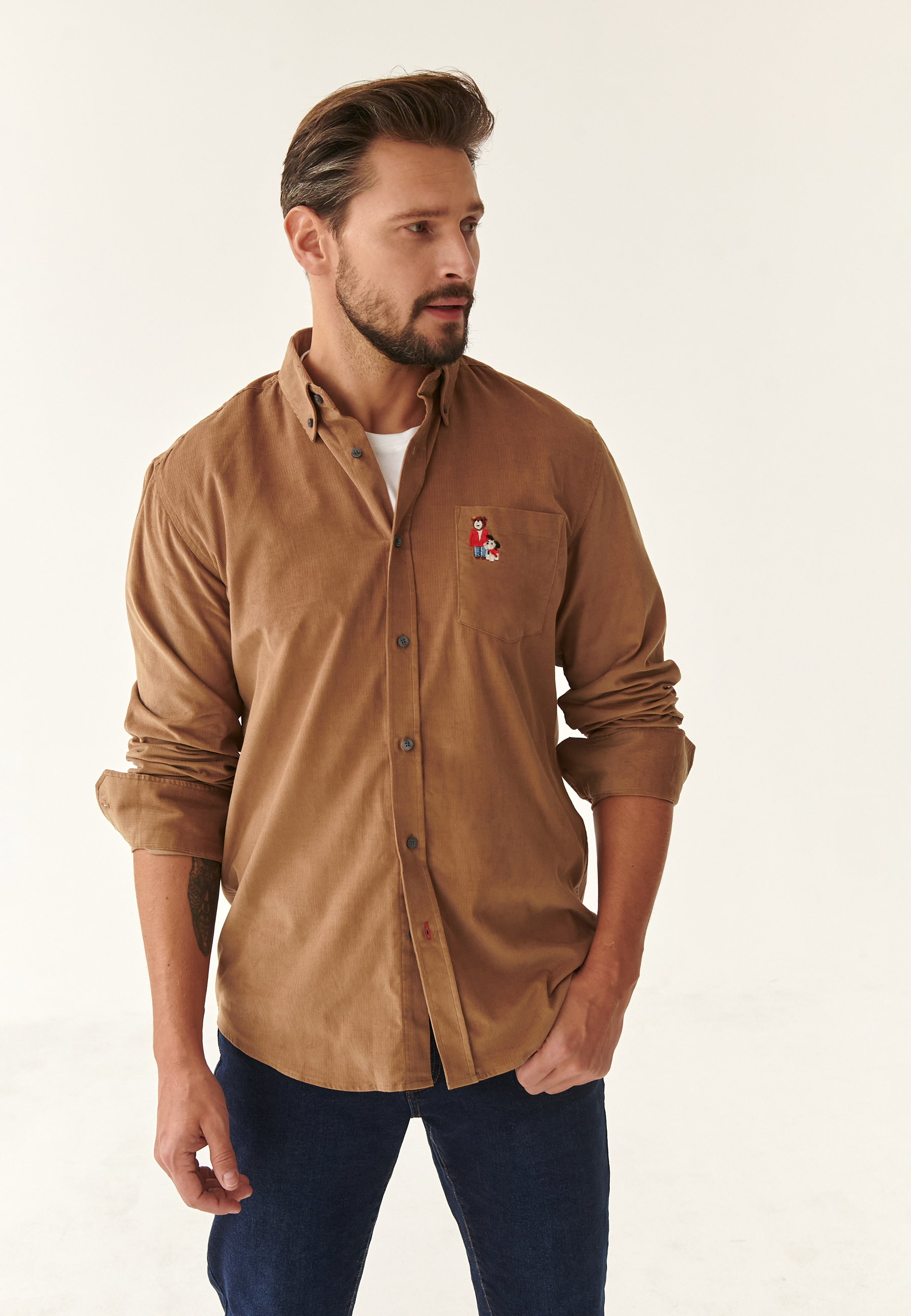 MEN'S CORDUROY SHIRT CHARLES 6 CLASSIC