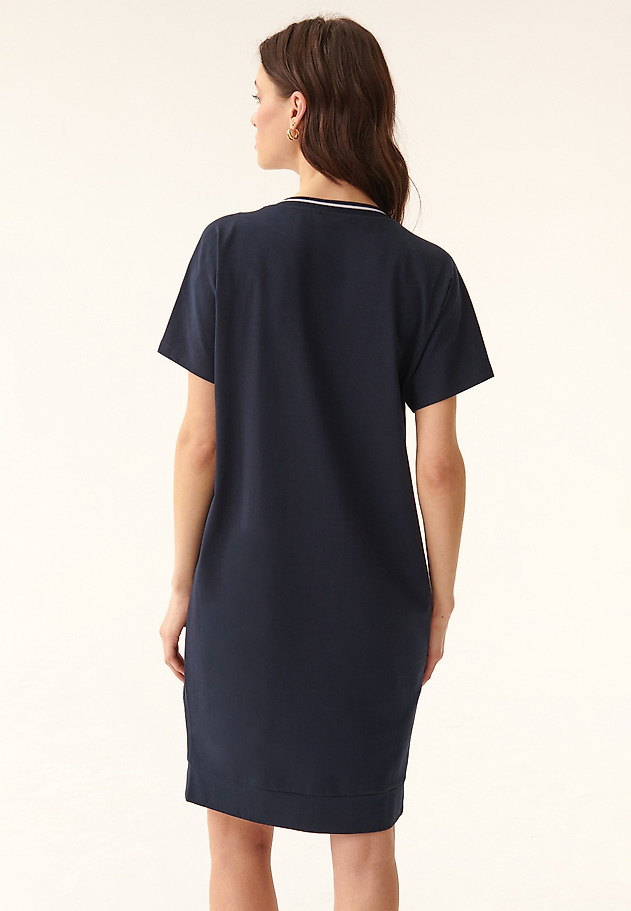 LADIES' SHORT SLEEVE MAXI DRESS SIMONA LADIES' SHORT SLEEVE MAXI DRESS SIMONA GRANATOWY 3