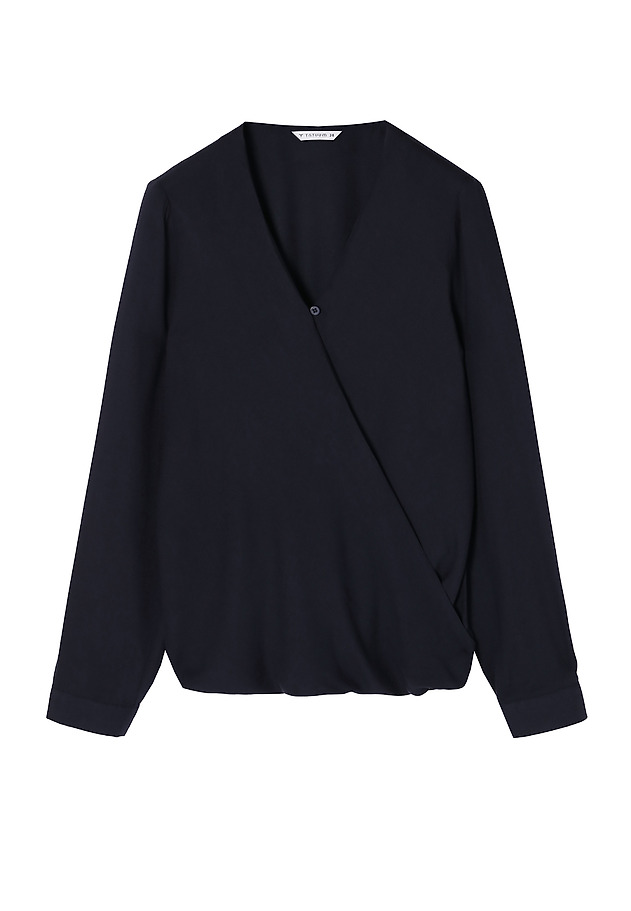 LADIES' ENVELOPE BLOUSE - WIZI LADIES' ENVELOPE BLOUSE - WIZI NAVY BLUE 6