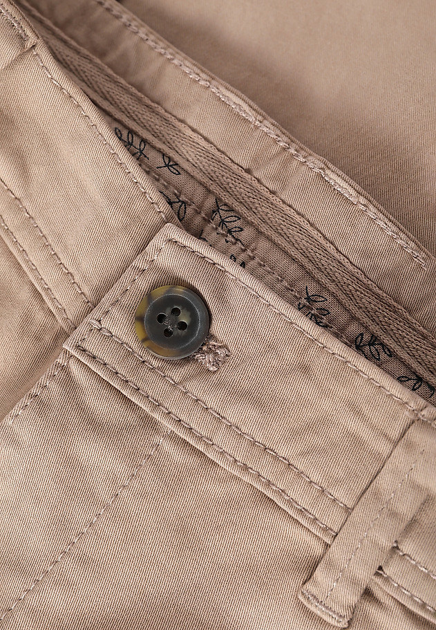 PANTALONI DE DAMĂ, DIN ȚESĂTURĂ, CU BUZUNARE DECORATIVE - HINO PANTALONI DE DAMĂ, DIN ȚESĂTURĂ, CU BUZUNARE DECORATIVE - HINO KAKI 5
