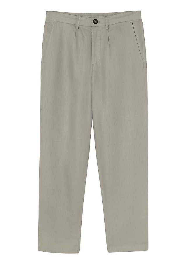 LNIANE SPODNIE MĘSKIE — ELIO LNIANE SPODNIE MĘSKIE — ELIO KHAKI 5