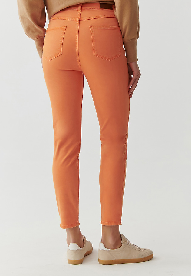 LADIES’ CLASSIC REGULAR FIT JEANS - ROMIKI LADIES’ CLASSIC REGULAR FIT JEANS - ROMIKI POMARAŃCZOWY 3