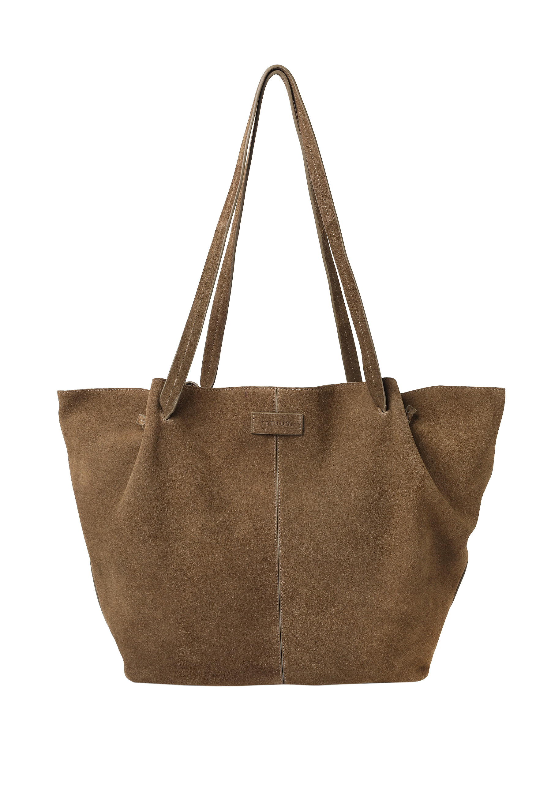 SEMIŠOVÁ TAŠKA S KOZMETICKOU TAŠTIČKOU - ORIA KHAKI 2