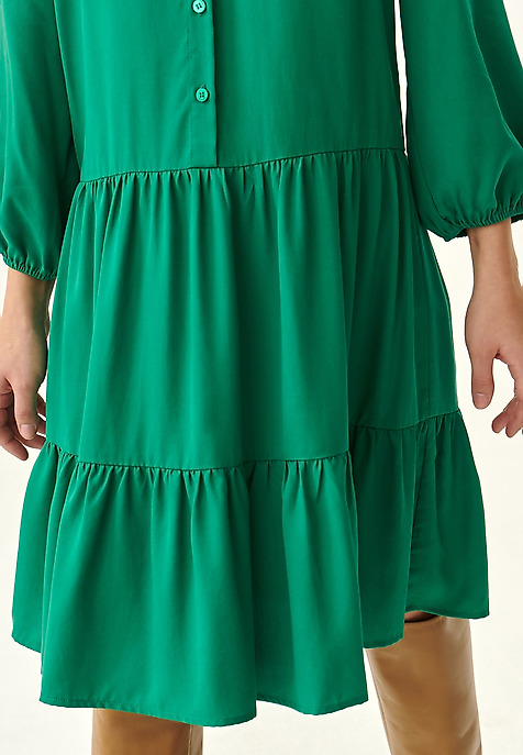ROCHIE SCURTĂ DIN LYOCELL MIRAMI 2 VERDE 2