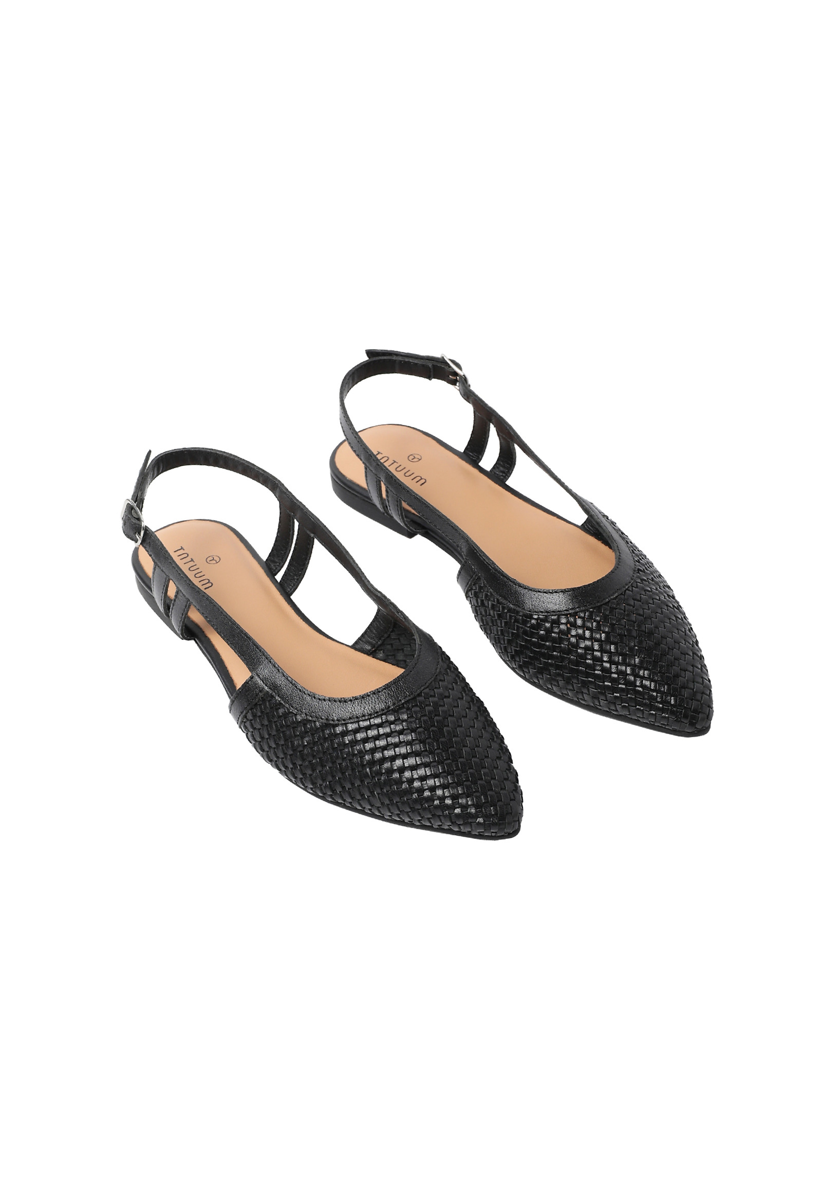 KOŽENÉ BALERÍNY S OTEVŘENOU PATOU — DEVI KOŽENÉ BALERÍNY S OTEVŘENOU PATOU — DEVI ČERNÁ 105767