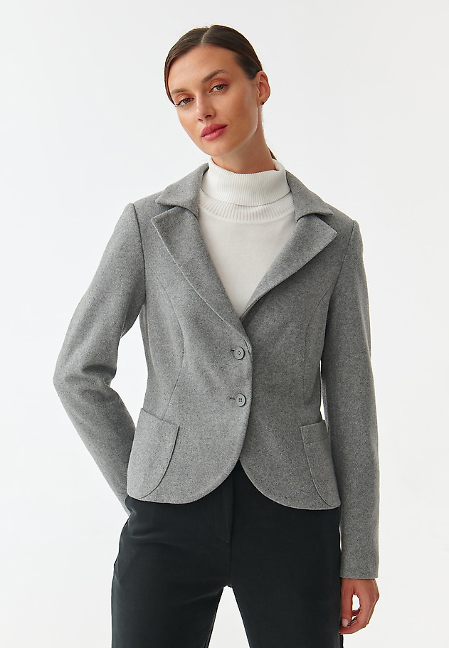 LADIES’ SHORT BLAZER COCO LADIES’ SHORT BLAZER COCO SZARY 4