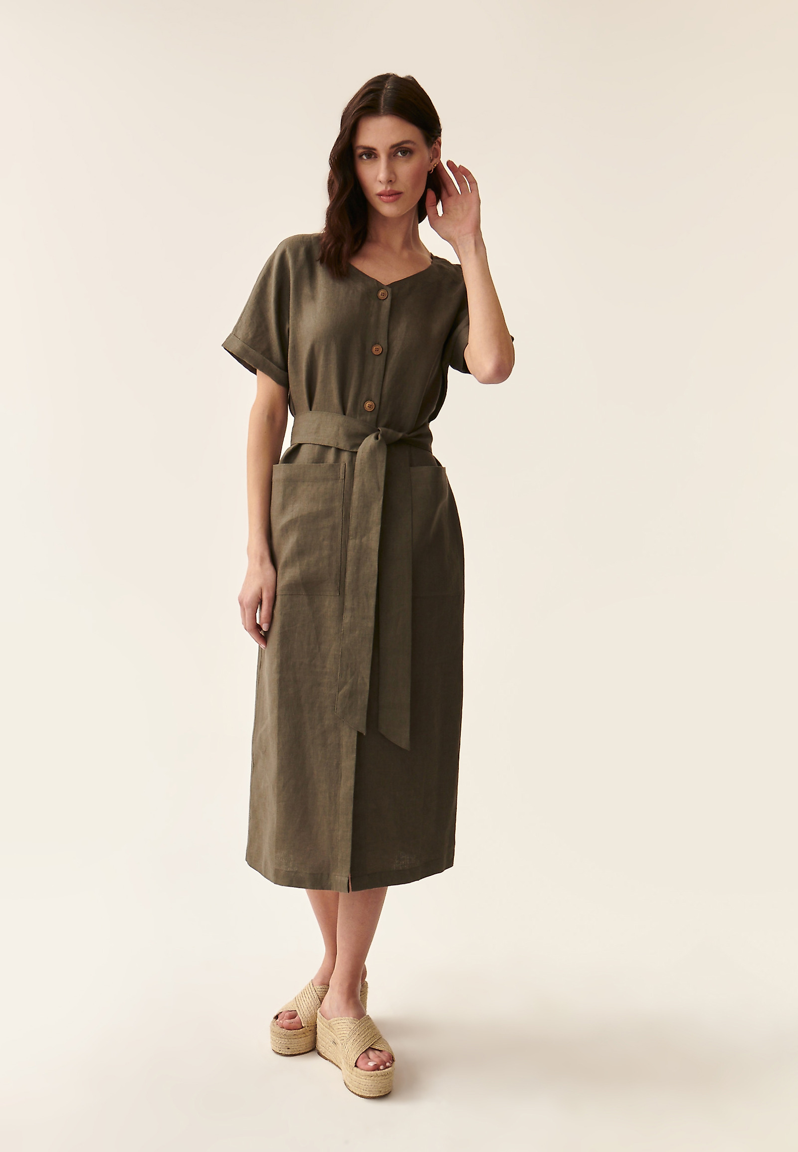 NŐI TWILL ING NAGY ZSEBEKKEL WANKARMI NŐI TWILL ING NAGY ZSEBEKKEL WANKARMI KHAKI 87946