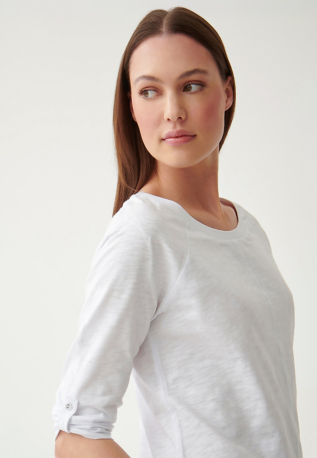 BLUZĂ DE DAMĂ DIN MATERIAL TEXTIL ȘI TRICOTAT AZA BLUZĂ DE DAMĂ DIN MATERIAL TEXTIL ȘI TRICOTAT AZA ALB 6