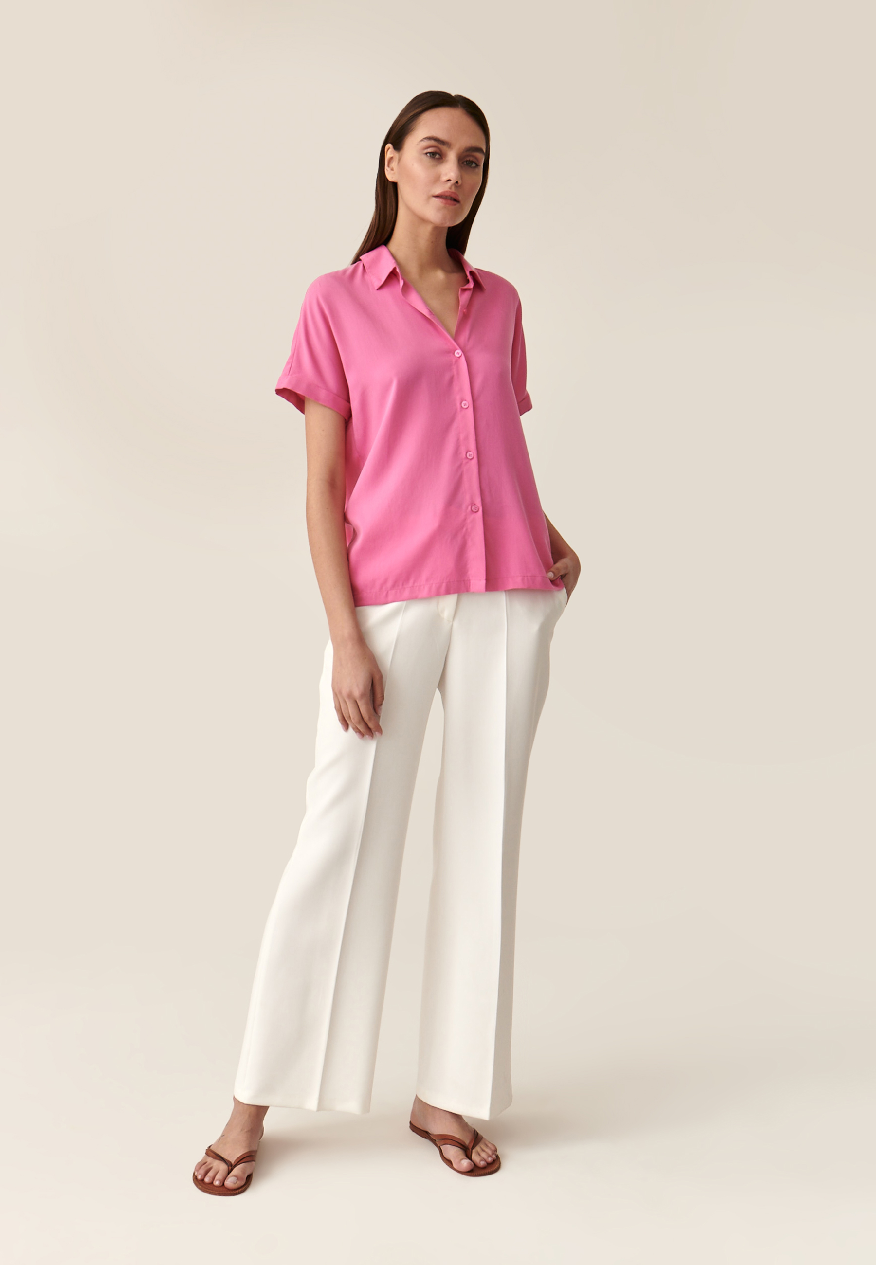 KOŠEĽA S KRÁTKYM RUKÁVOM ZARKO RUŽOVÁ 2