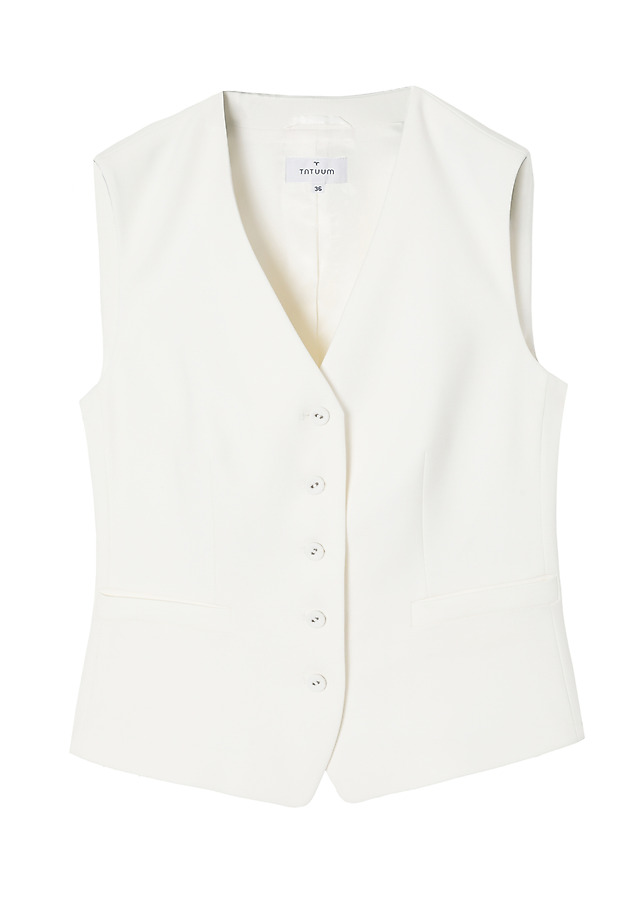 SUIT WAISTCOAT — RONITA 6 SUIT WAISTCOAT — RONITA 6 ECRU 7