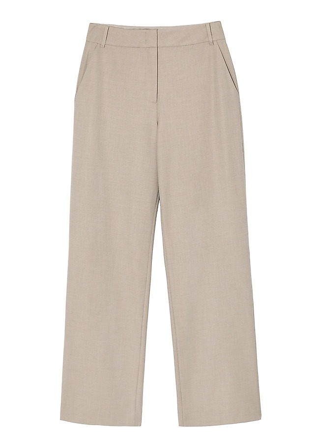 WIDE-LEG TROUSERS — TOTI WIDE-LEG TROUSERS — TOTI BEŻOWY 7
