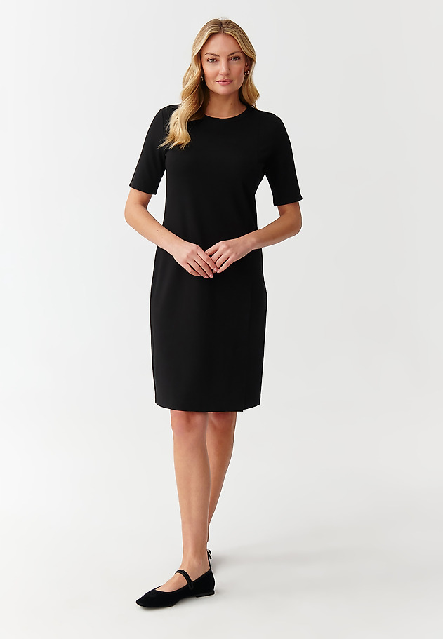 LADIES’ PENCIL DRESS WITH DECORATIVE SLIT - KIO LADIES’ PENCIL DRESS WITH DECORATIVE SLIT - KIO BLACK 2