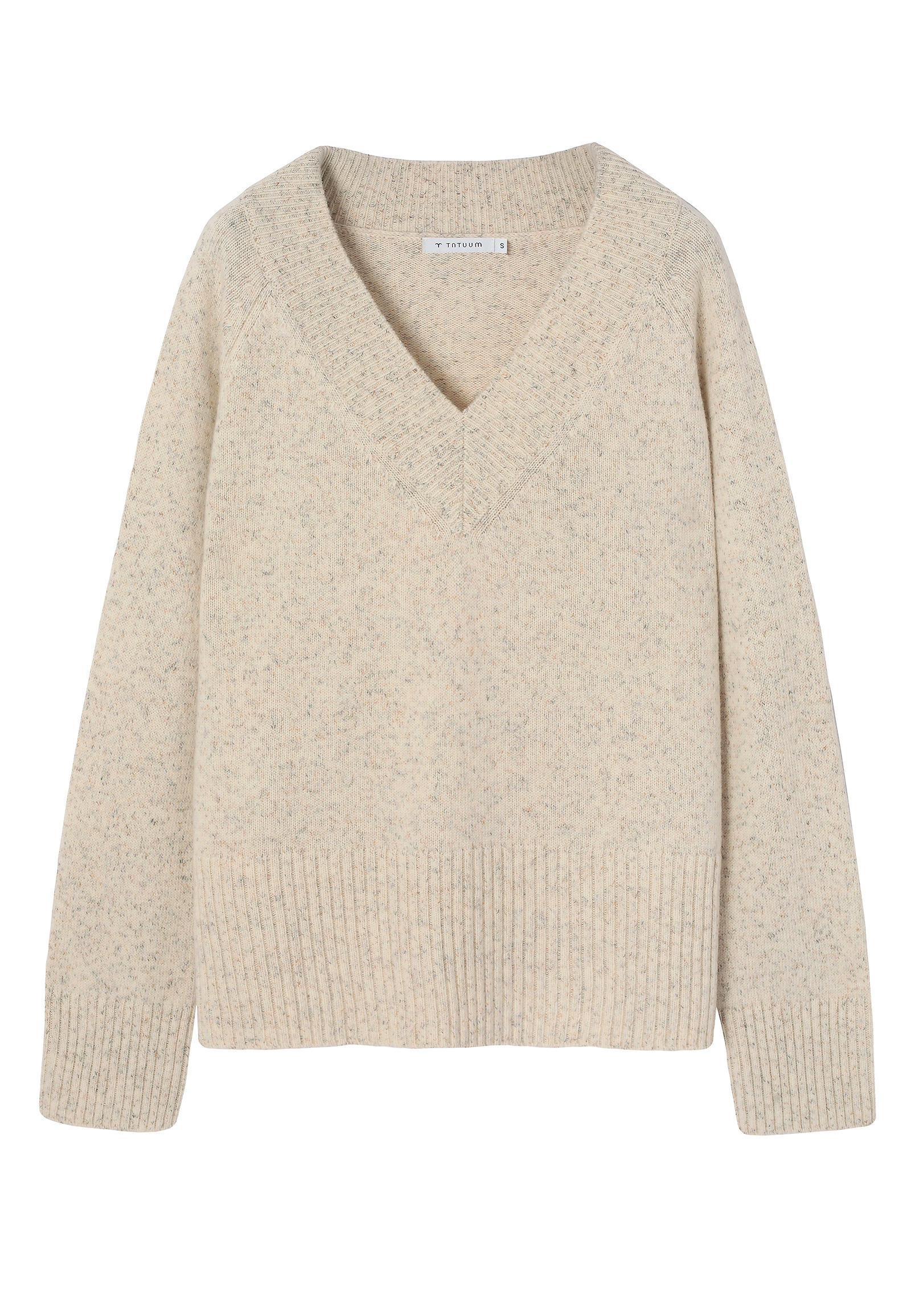 WOOL JUMPER WITH SLITS - INOLA WOOL JUMPER WITH SLITS - INOLA BEŽ 116593